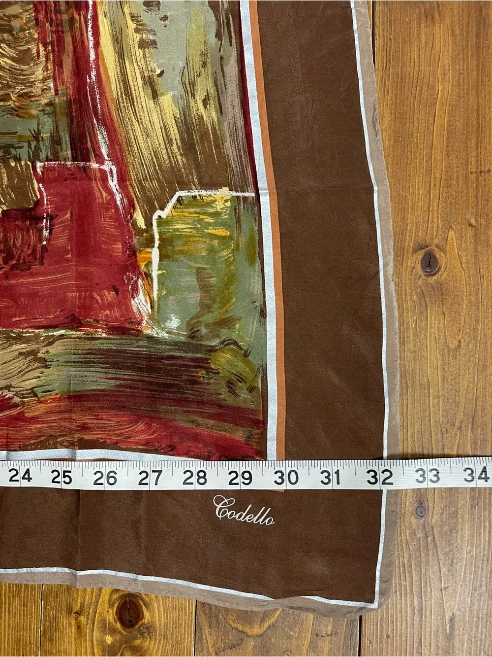 Codello silk scarf warm still life image